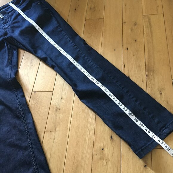 Y2K Liquid X Dark Dark Triple Button Denim Jeans - Picture 16 of 16